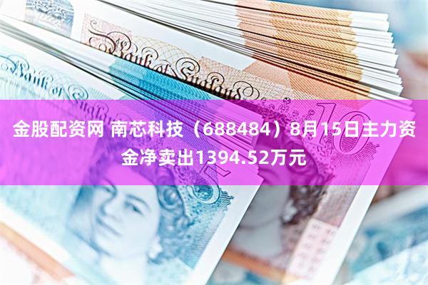 金股配资网 南芯科技（688484）8月15日主力资金净卖出1394.52万元
