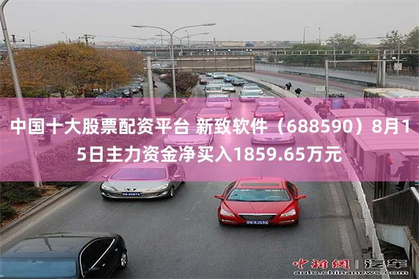 中国十大股票配资平台 新致软件（688590）8月15日主力资金净买入1859.65万元