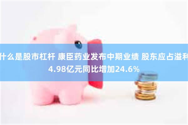 什么是股市杠杆 康臣药业发布中期业绩 股东应占溢利4.98亿元同比增加24.6%