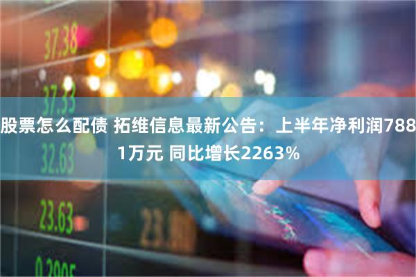股票怎么配债 拓维信息最新公告：上半年净利润7881万元 同比增长2263%