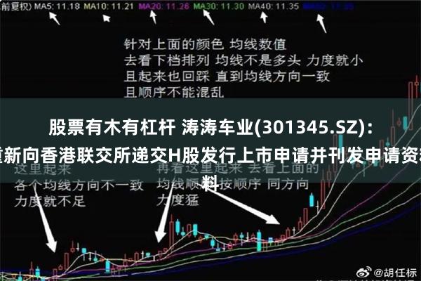 股票有木有杠杆 涛涛车业(301345.SZ)：重新向香港联交所递交H股发行上市申请并刊发申请资料