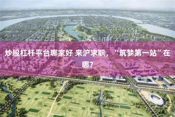 炒股杠杆平台哪家好 来沪求职，“筑梦第一站”在哪？
