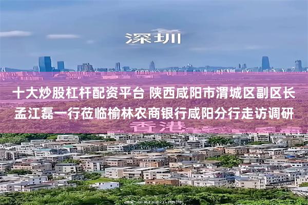 十大炒股杠杆配资平台 陕西咸阳市渭城区副区长孟江磊一行莅临榆林农商银行咸阳分行走访调研