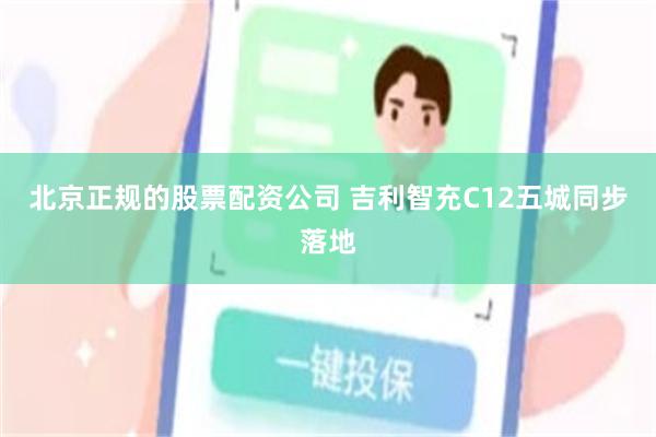 北京正规的股票配资公司 吉利智充C12五城同步落地